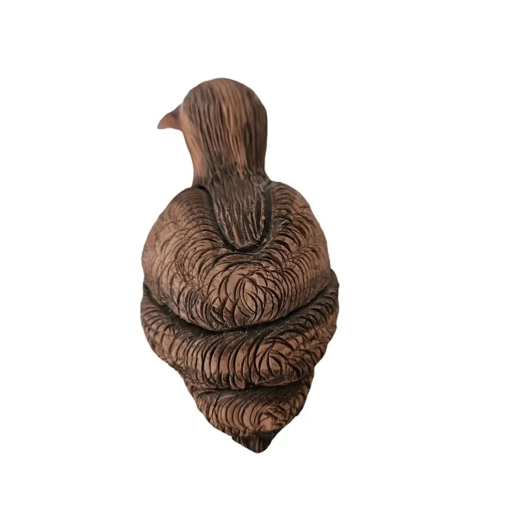 Vintage Casals Brown Bird Figurine Statue Sculpture Home Decor Collectible